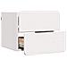 Comodino 2 pcs Bianco 39 x 34 x 33 cm Legno di pino massello - Foto miniatura 6