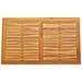 Piano Tavolo 120x70x2,2 cm Rettangolare in Legno Massello di Acacia - Foto miniatura 1