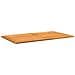 Piano Tavolo 120x70x2,2 cm Rettangolare in Legno Massello di Acacia - Foto miniatura 4