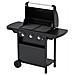 Compact 3 L Grill Barile Gas Nero 7500 W - Foto miniatura 2