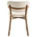 Set Di 2 Sedie Aura Beige In Tessuto Loop E Legno Chiaro - Foto miniatura 5