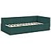 Struttura Letto Angolare con Materasso 2 pcs Verde Tessuto - Foto miniatura 5