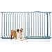 Bettacare Cancelletto Per Cani Con Parte Superiore Incurvata, 134cm - 143cm, Grigio Opaco - Foto miniatura 1