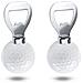 Apribottiglie Pallina Da Golf 2-pack - Acciaio Inox, Design Antiscivolo White - Foto miniatura 1