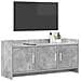 Mobile TV 102 x 33 x 47 cm Grigio Cemento Legno ingegnerizzato - Foto miniatura 2