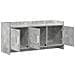 Mobile TV 102 x 33 x 47 cm Grigio Cemento Legno ingegnerizzato - Foto miniatura 3