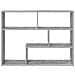 Scaffale da parete A parete Grigio 95 x 20 x 69,5 cm - Foto miniatura 3