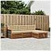Set di divani da esterno Naturale e Beige 249,5 x 162,5 x 73 cm - Foto miniatura 2