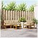 Set di divani da esterno con cuscino 6 pcs Naturale e Beige - Foto miniatura 2