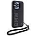 Custodia In Pelle Con Logo Bmw Per Iphone 15 Pro Max - Nera - Foto miniatura 3