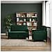 Set di Divani con Storage 2 pz Verde Scuro Poliestere - Foto miniatura 2