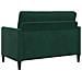 Set di Divani con Storage 2 pz Verde Scuro Poliestere - Foto miniatura 3