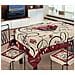 Copritavolo Salotto Cucina Cinigliato Lavorazione Jacquard Modello Gold 100x100 Beige - Foto miniatura 2