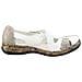 46367, Ballerine Donna, White (bianco / Grigio / 80), 40 Ue - Foto miniatura 4