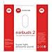 Auricolari Motorola Earbuds 2 Con Microfono Bianco - Foto miniatura 4