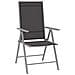 Sedie Da Giardino Pieghevoli 4 Pz In Textilene Nere - Foto miniatura 4