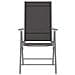 Sedie Da Giardino Pieghevoli 4 Pz In Textilene Nere - Foto miniatura 7