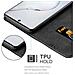 Custodia Compatibile Con Samsung Galaxy Note 10 In Nero Marrone - Coperchio Protettiva Con Chiusura Magnetica, Funzione Stand E Tasca Per Le Carte - Foto miniatura 5