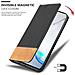 Custodia Compatibile Con Samsung Galaxy Note 10 In Nero Marrone - Coperchio Protettiva Con Chiusura Magnetica, Funzione Stand E Tasca Per Le Carte - Foto miniatura 7