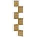 Scaffale Angolare a Muro Rovere Sonoma 19x19x123 cm Multistrato - Foto miniatura 1