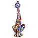 Statuetta Gatto Graffiti 12x34x11 Cm Multicolore - Foto miniatura 2