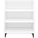 Credenza Bianca 69,5x32,5x90 Cm In Legno Multistrato - Foto miniatura 3