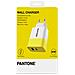Pantone PT-PDAC02Y Caricabatterie per dispositivi mobili Bianco, Giallo Interno - Foto miniatura 2