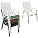 Set Di 4 Sedie Marbella In Textilene Bianco - Alluminio Bianco - Foto miniatura 7