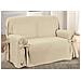 Copridivano Fodera Telo Protezione Divano Con Laccetti Fiocco Varie Fantasie 3 Posti Prez Beige - Foto miniatura 1