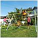 44130 - Altalena Swing Set Colorata, Due Seggiolini, Dondolo e Trapezi, 465x249x203 cm - Foto miniatura 9