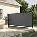 Tenda Da Sole Laterale Retrattile Antracite 180x600 Cm - Foto miniatura 1