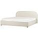 Letto Contenitore Bouclé Quillien 180 X 200 Cm Beige Chiaro - Foto miniatura 3
