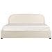 Letto Contenitore Bouclé Quillien 180 X 200 Cm Beige Chiaro - Foto miniatura 4