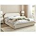 Letto Contenitore Bouclé Quillien 180 X 200 Cm Beige Chiaro - Foto miniatura 1