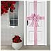 Fiocco Natalizio Rosa Fuoriporta Decorazione Di Natale 49x52cm Addobbo Per Porta - Foto miniatura 3