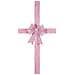 Fiocco Natalizio Rosa Fuoriporta Decorazione Di Natale 49x52cm Addobbo Per Porta - Foto miniatura 4