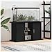Supporto Acquario 101x41x58 cm Legno Multistrato Rovere Nero - Foto miniatura 1