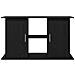 Supporto Acquario 101x41x58 cm Legno Multistrato Rovere Nero - Foto miniatura 4