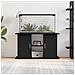 Supporto Acquario 101x41x58 cm Legno Multistrato Rovere Nero - Foto miniatura 5