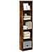 Libreria Rovere Fumo 40x24x176 Cm In Legno Multistrato - Foto miniatura 1