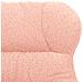 Poltrona Rilassante  in Tessuto Simil Manto Curly Rosa - Foto miniatura 7