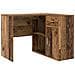 Scrivania d'angolo in legno vintage 102x88x75 cm Legno ingegnerizzato - Foto miniatura 1
