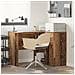 Scrivania d'angolo in legno vintage 102x88x75 cm Legno ingegnerizzato - Foto miniatura 2