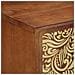 Set Mobili Bagno  3 Pezzi Legno Massello di Mango, Credenza  60x33x75 cm Legno Massello di Mango - Foto miniatura 8