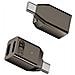 Adattatore Audio Da Lightning Femmina + Usb-c Femmina A Usb-c Maschio: Ascolta, Chiama E Ricarica Grey - Foto miniatura 3