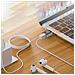 Adattatore Audio Da Lightning Femmina + Usb-c Femmina A Usb-c Maschio: Ascolta, Chiama E Ricarica Grey - Foto miniatura 4