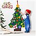 Albero Di Natale Con Ornamenti Rimovibili In Feltro Decorazione Natalizia Fai Da Te - Foto miniatura 4