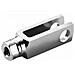 Forcella Gambo Rotante Filetto M8 Dx Lunghezza 32mm Confezione Da 5 Pezzi - Foto miniatura 1