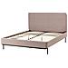 Letto Tessuto Corio 140 X 200 Cm Tortora - Foto miniatura 3