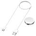 Base Di Ricarica In Metallo Compatibile Con Samsung Galaxy Watch - Supporto Di Ricarica Wireless White - Foto miniatura 3